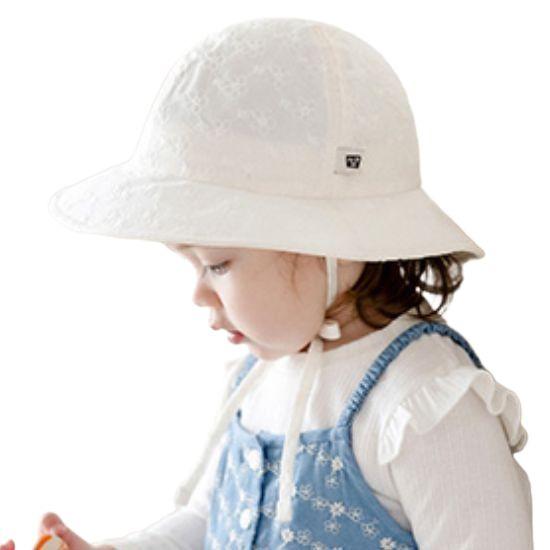 Happy Prince Reve Eyelet Baby Sun Hat