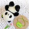 Cute National Treasure Giant Panda Plush Toy Doll Bib Panda Doll Pillow Living Room Ornament Rag Doll Gift