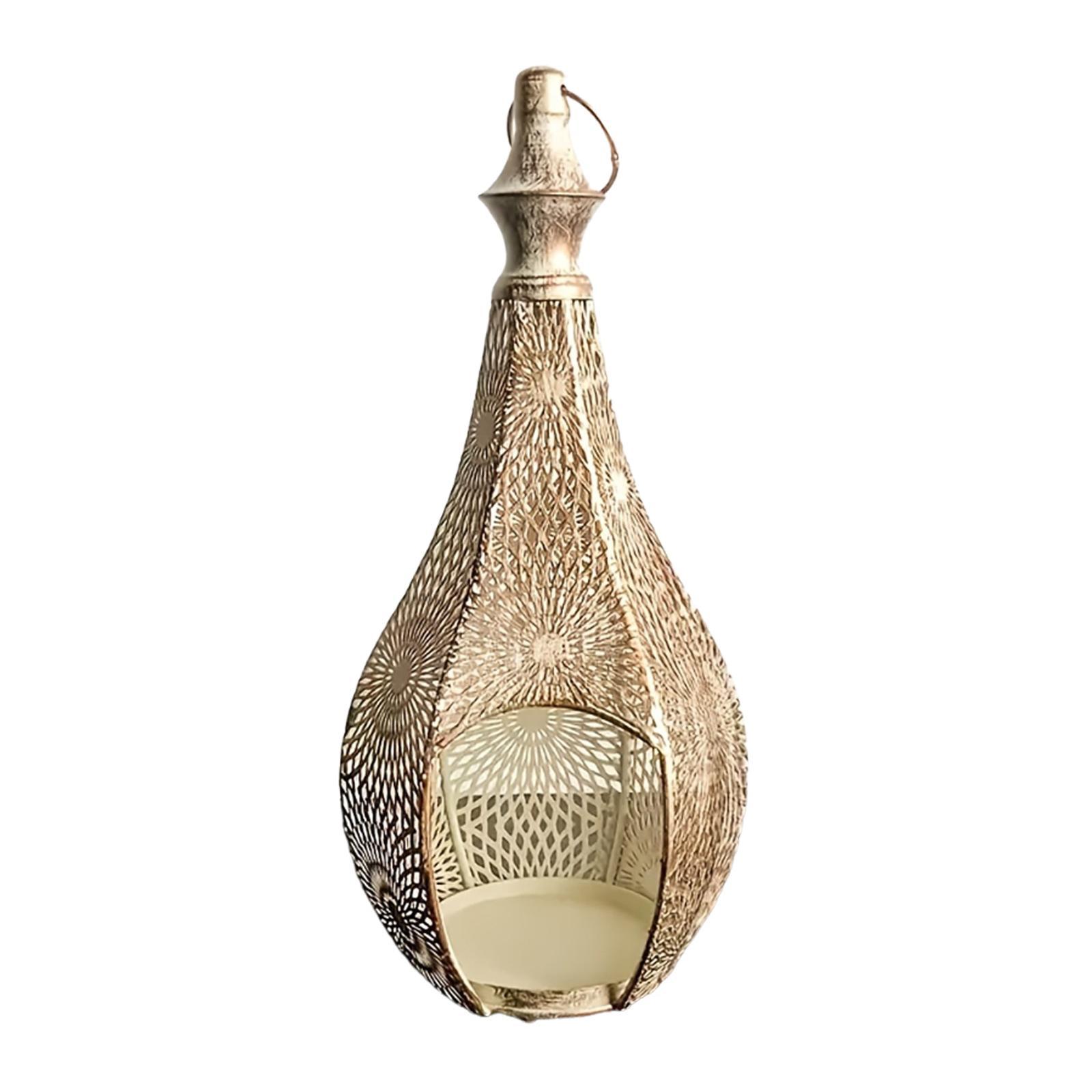 

Decorative Candle Holder Hanging Candle Lantern Retro Candlestick Holder for белый