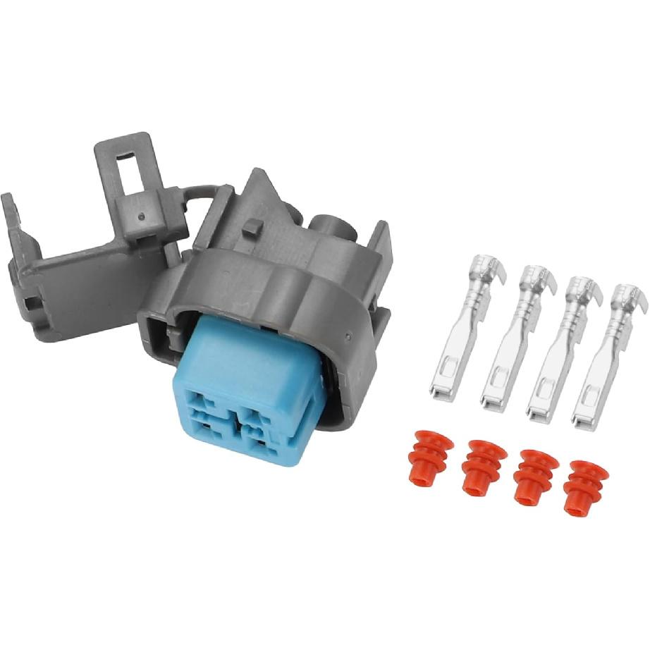 

Fuel Pump Harness Connector Plug for Honda Civic 2006-2011 / Inner Female Wire Terminal Connector/Waterproof Plastic 2.2mm Series / 1 Set Gray 4 Pin