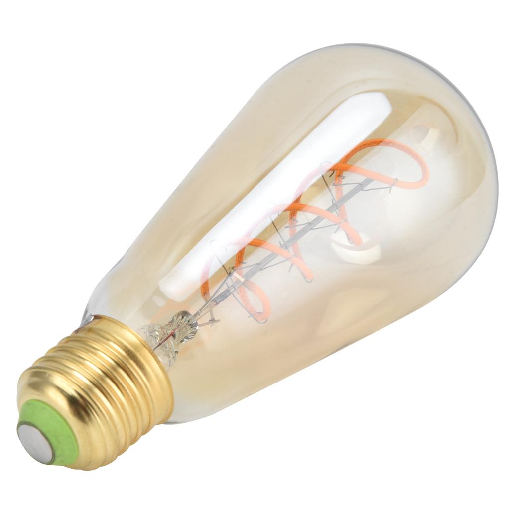 Light Bulb Dimmable Transparent Glass High Light Transmittance E27 Lamp Holder Warm Light 4W LED Bulb 110V
