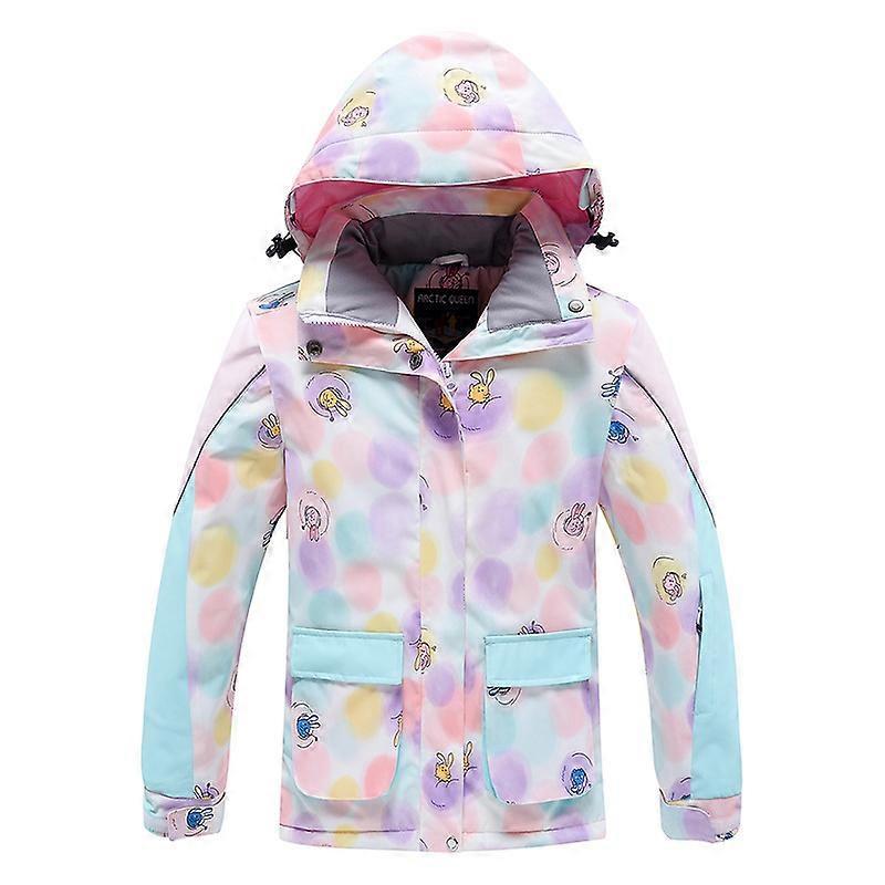 Winter -30 Children Ski Suit Professional Skiing Snowboarding Kids Jacket and Pants Warm Waterproof Snow Suit - 1023 Set