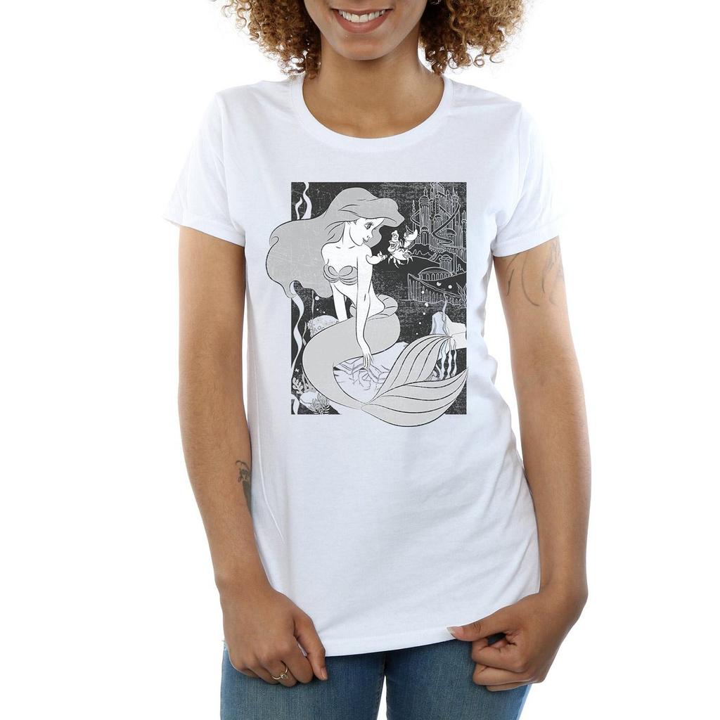 The Little Mermaid Womens/Ladies Cotton T-Shirt