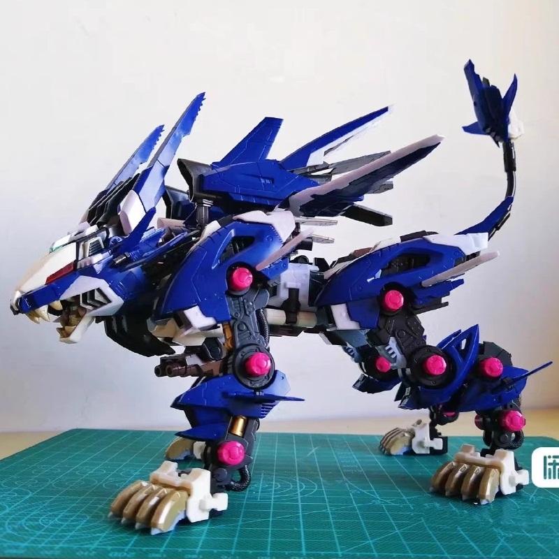 BT Building Blocks RZ-041 Blue Liger Zero Jager 1:72 Scale Full Action Plastic Kit Assemble Model Christmas Gifts For Children