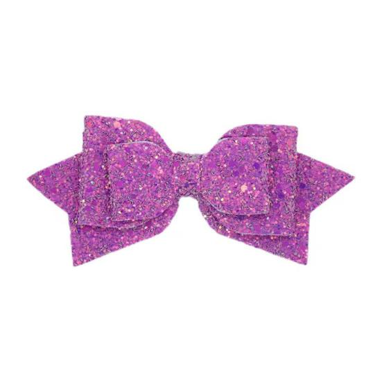 

Украшение для стакана с водой, блестящий бант из пайеток, аксессуар для чашки, украшение своими руками, легкое крепление, бант для питьевого стакана фиолетовый