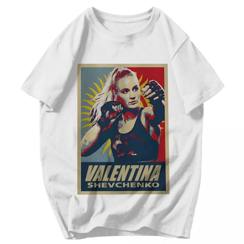 Men T Shirt Valentina Shevchenko Vintage Summer Y2K Graphic Quality Unisex Clothing T Shirts