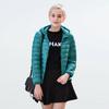 Han Dong Si Yu 2023 Women's Lightweight Hooded Down Jacket – Plus Size Thin Autumn/Winter Coat