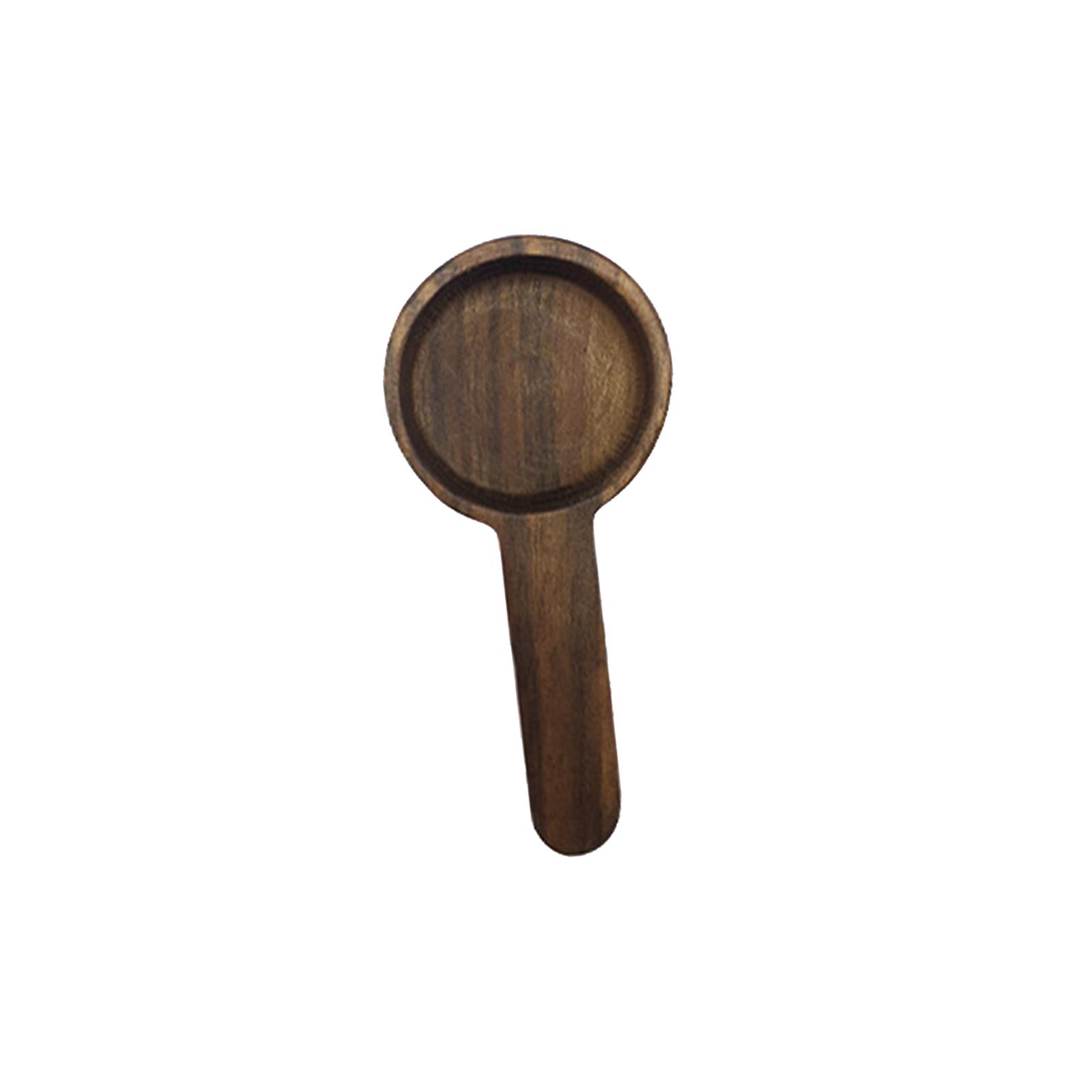 Wooden Measuring Spoons Coffee Measuring Spoon with Handle, Coffee Scoop Wooden Coffee Spoon Walnut for Kitchen Home Tea Spice