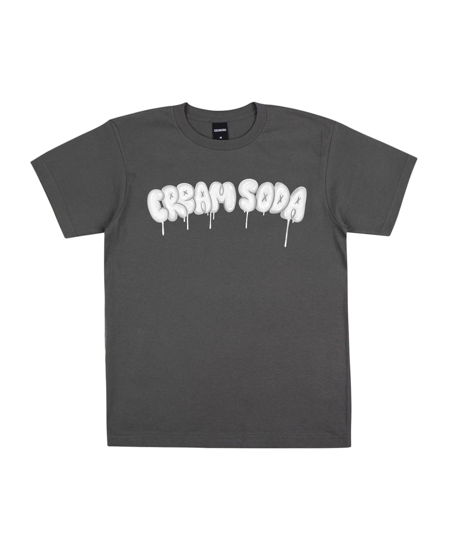 Cream Soda Lab Crsdel Balloon Logo Graphic Short Sleeve T-Shirt Charcoal Xl