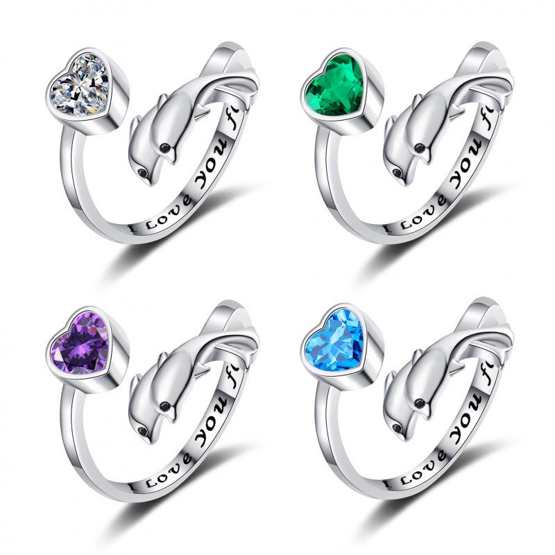 Whale Ring: Simple & Stylish Engraved Women's Fashion Jewelry