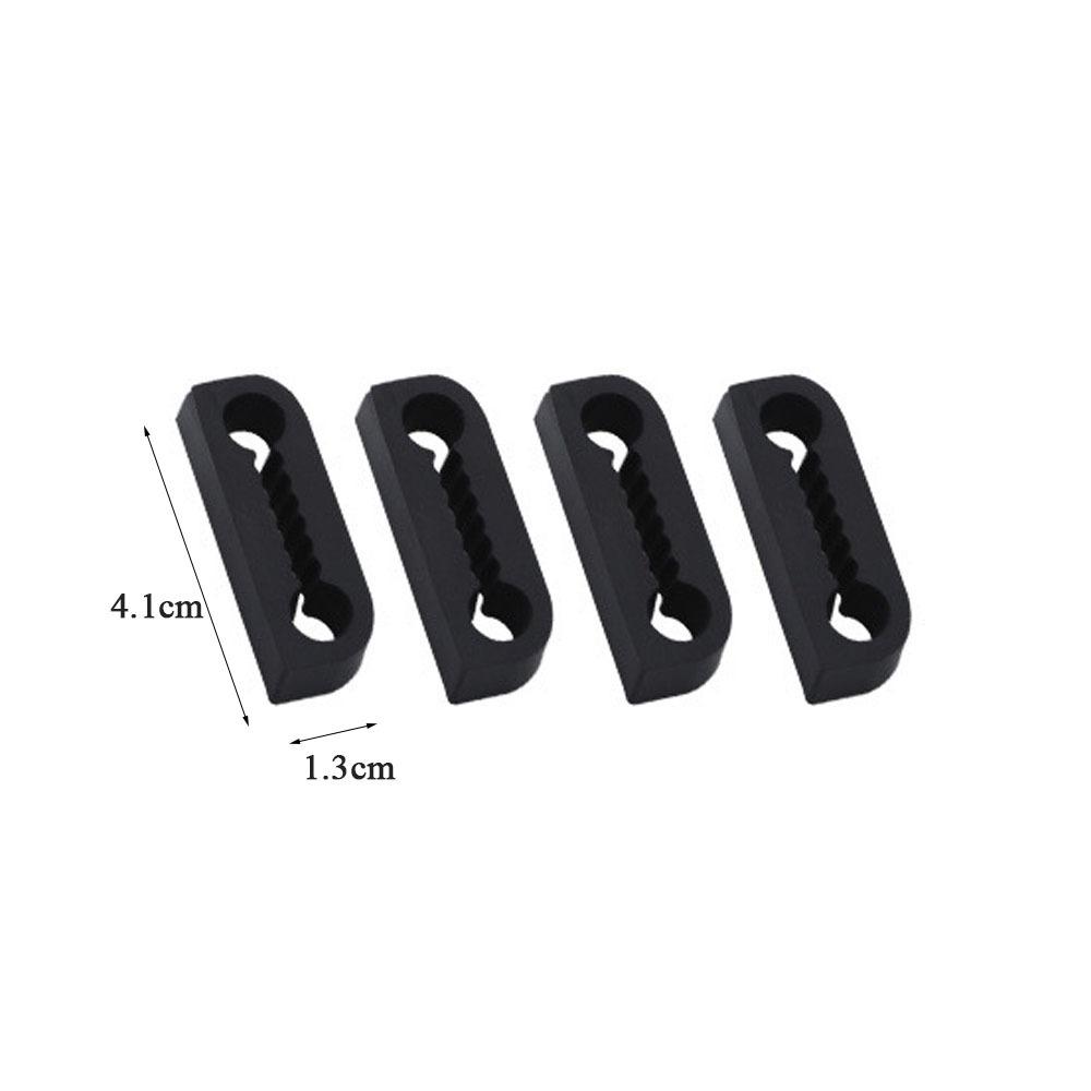4pcs Soundproofing Car Door Lock Protector Pad Auto Accessory чёрный
