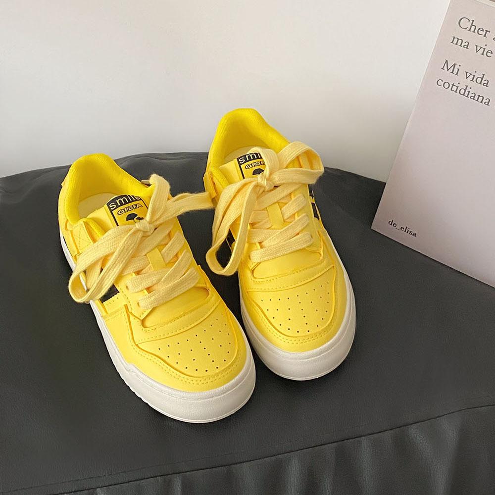 Color board shoes niche board shoes women's spring and autumn new fashion versatile white shoes women's shoes sports shoes women