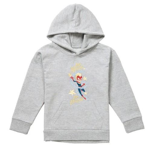 Captain Marvel Childrens/Kids Be Merry Be Bright Pull Over Hoodie