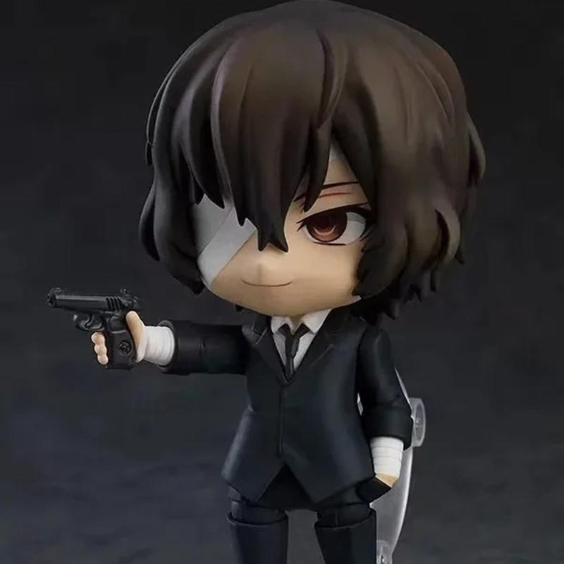 Nendoroid Bungou Stray Dogs Figure Dazai Osamu Nakahara Chuuya Anime Collectible Action Figure Cute Chibi Style Anime Merchandise Collectible Display