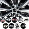 Pegatinas Centrales para Ruedas de Coche de 56MM Insignia de Tapacubos para Volkswagen VW RLINE GTI ABT SR Golf 6 7 8 MK3 MK7 Polo Tiguan Touran Beetle Jetta