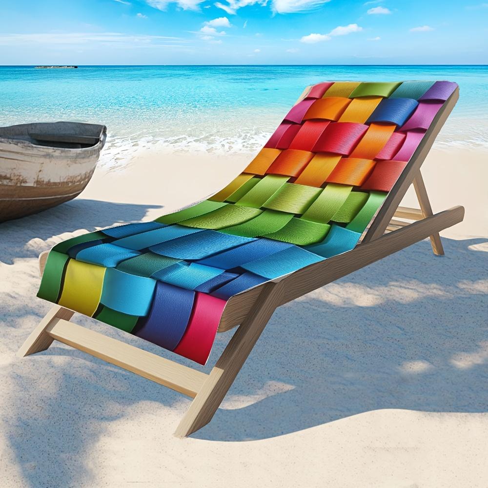 Colorful Printed Microfiber Beach Towel, Quick-Drying Soft for Beach Pool Bath Yoga Fitness Camping Travel