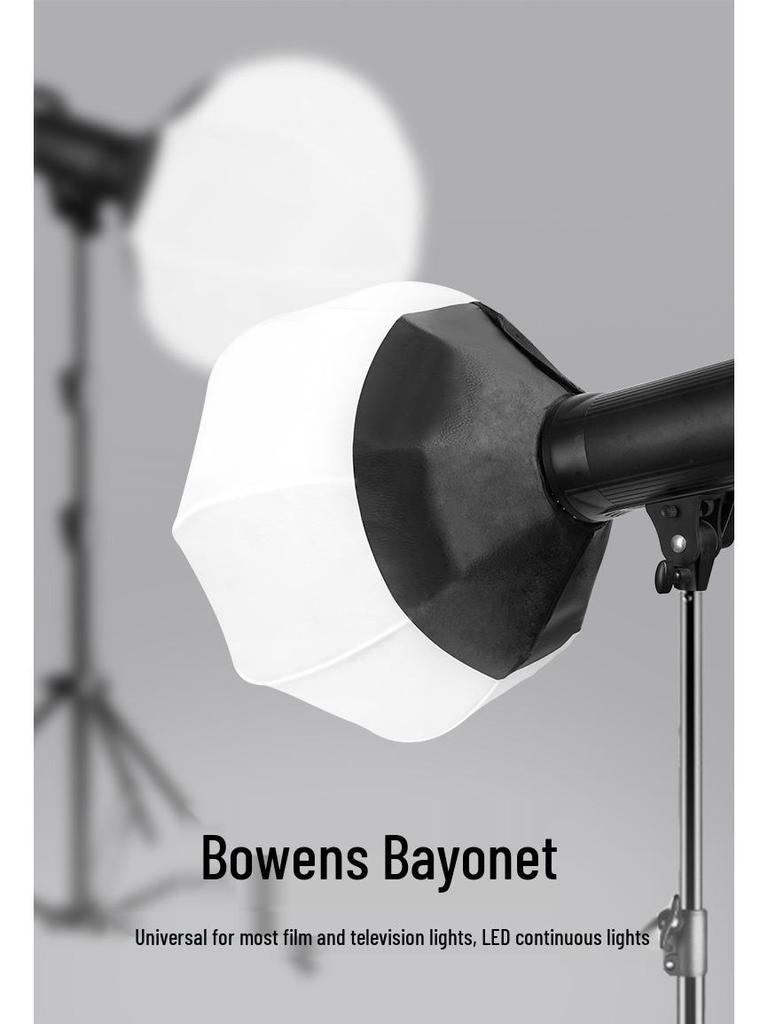 Bowens Mount Spherical Softbox Lantern for Photography & Live Streaming