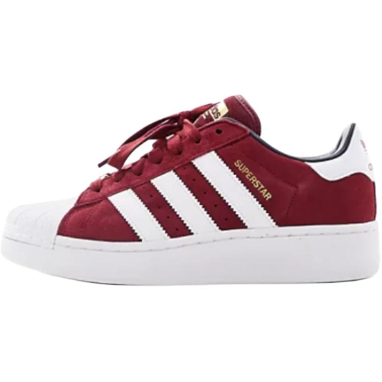 Adidas Originals SUPERSTAR XLG Anti kick Low top Kids Skateboarding Shoes White Red Teenagers IG0287 35½