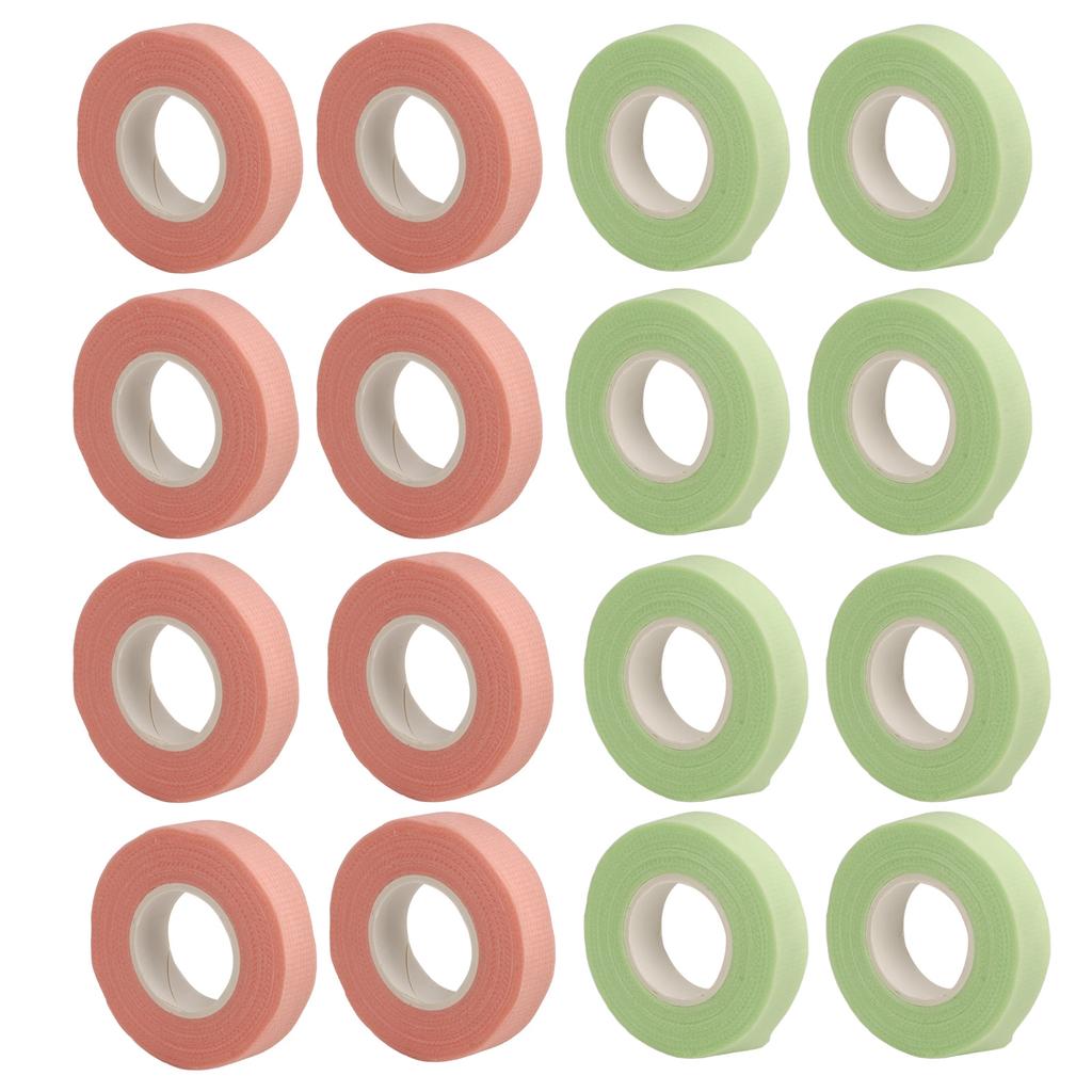 40pcs Eyelash Tape Self Adhesive Breathable Eyelash Extension Tape for Beauty Salon Pink Green