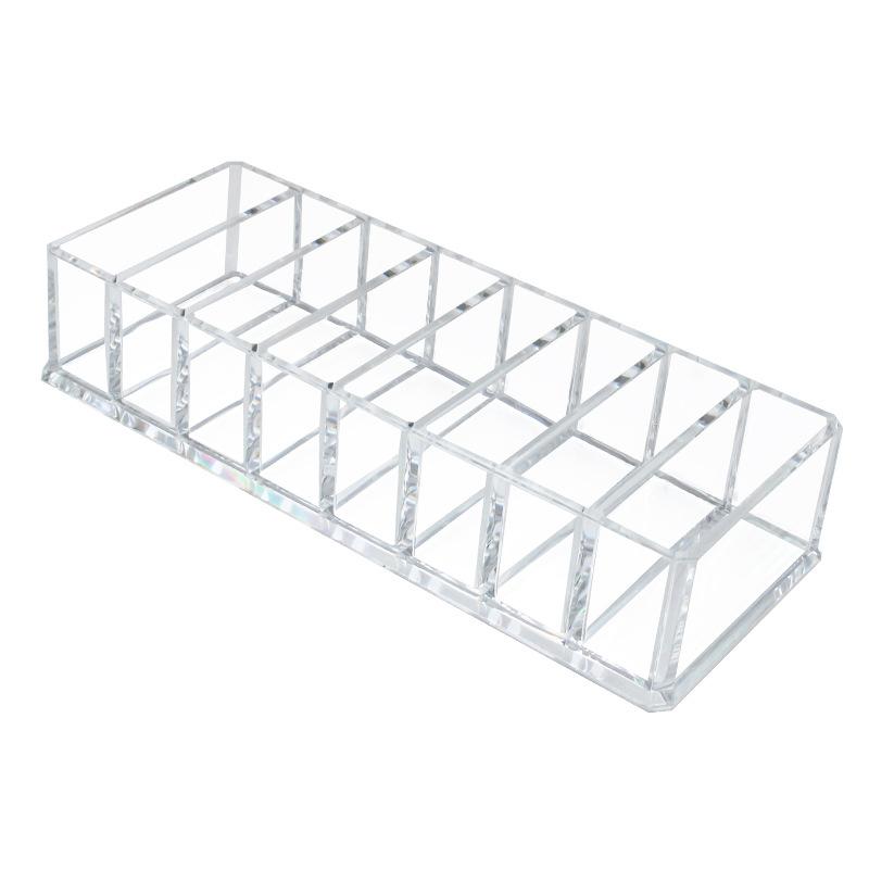 Flower Tea Bag Storage Box Transparent Display Box 8-Grid Classification Box Multi Functional Desktop Organizing Tool