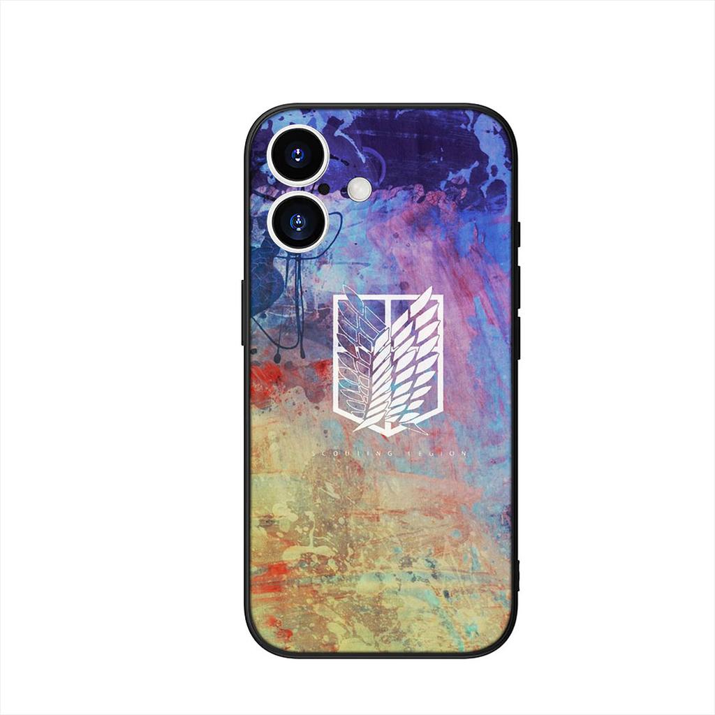 Attack on titan Eren Jaeger levi Phone Cover Case for Apple iPhone 16 15 14 Plus 13 12 Mini 17 Pro Max + 16E Air 16+ ProMax