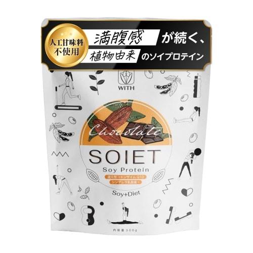 SOIET Soy + Diet Chocolate Soy Protein, Artificially Sweetened Free, Cinderella Lactic Acid Bacteria?, Reduced Coenzyme Q10, 300g