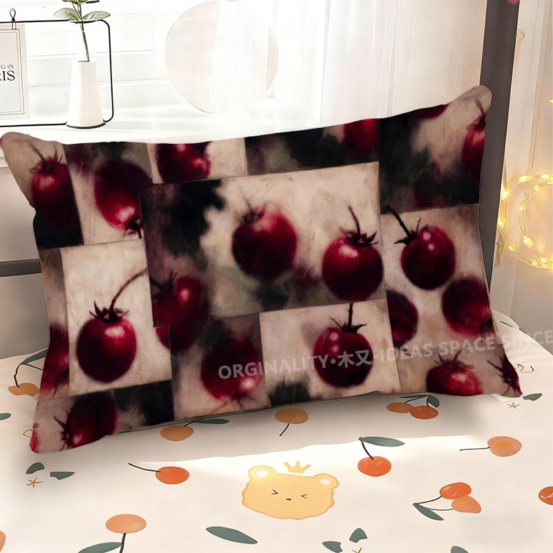 Berries-Inspired Patterned Pillowcase Suitable For Sofa Bedroom Car Pillow Cover Cushion Rectangular Back Cushion