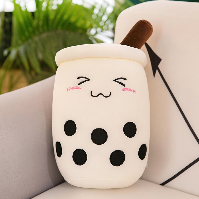 Simulated Fruit Milk Tea Cup Pillow Plush Toy Large Size Bubble Tea Doll Doll Gift