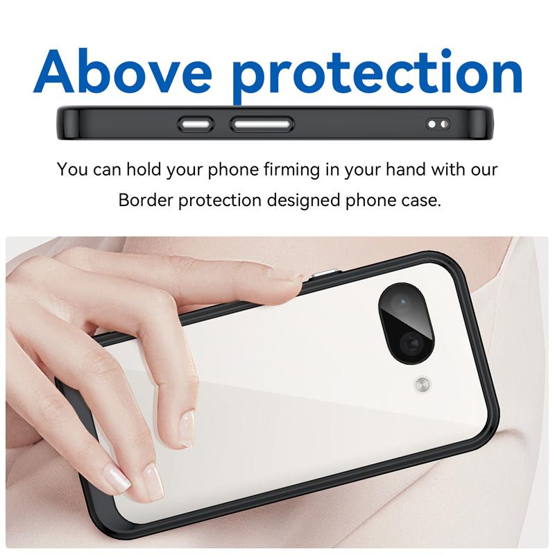 Transparent Colorful TPU Case for Google Pixel 10A 9A Pixel 10 9 Pro XL Protective Cover Clear Fundas Coque Capa