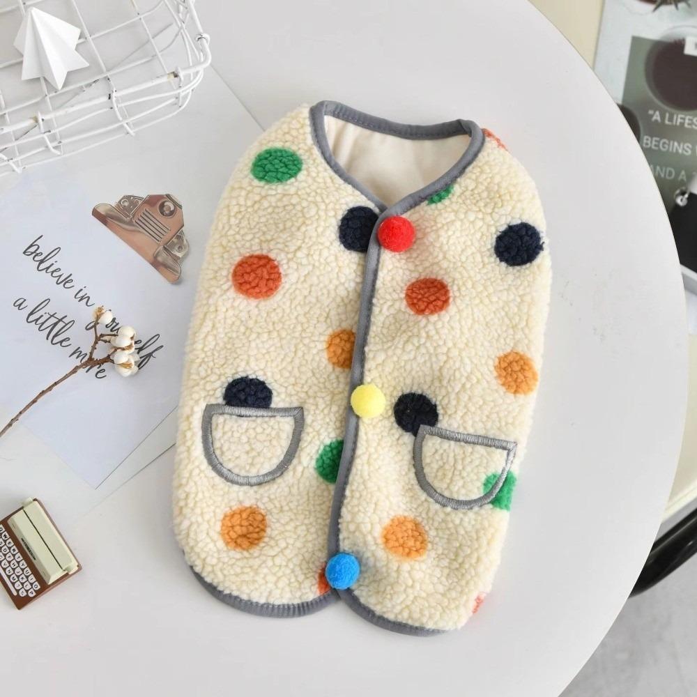 XS-6XL Pet Clothing Lamb Wool Puppy Clothes New Vest Coat Autumn Winter