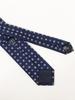 Beams F Silk Floral Jacquard Navy Free Men's Tie,