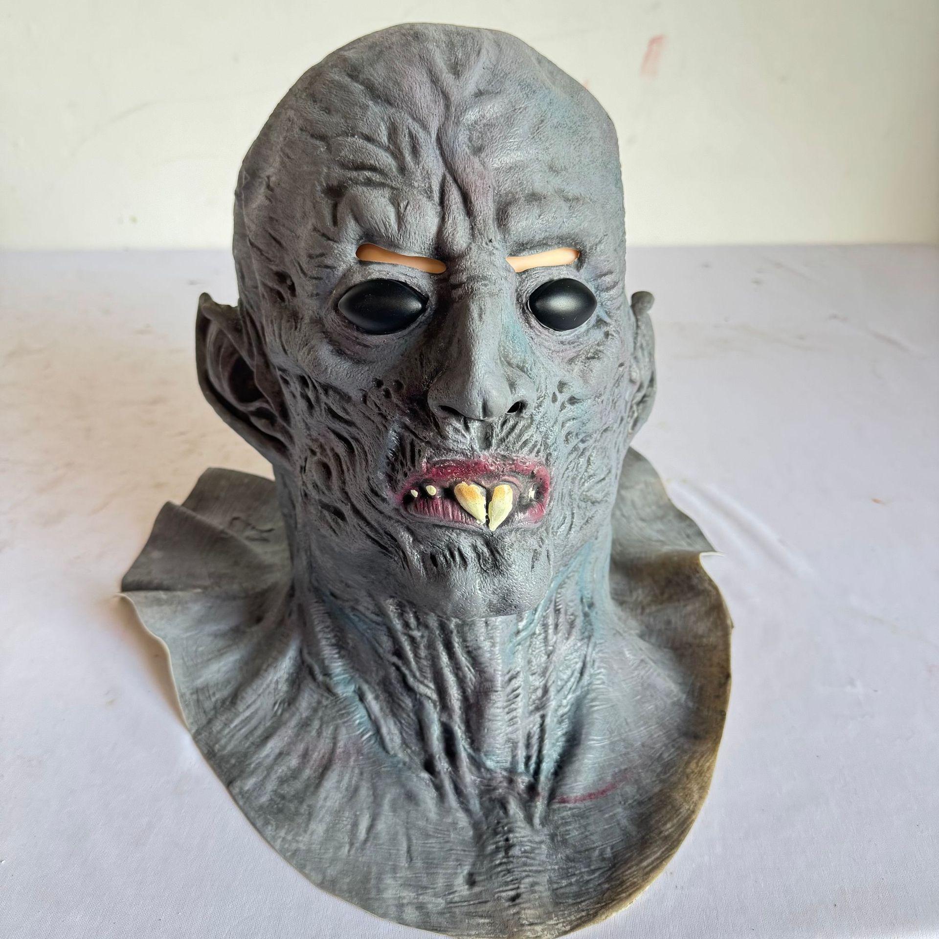 

Иссушенная кривая маска призрака головной убор One size серый