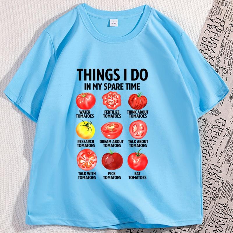 

Things I Do in My Spare Time Tomatoes T Shirt Funny Tomato Gardening TShirt Farm Tomato Lovers Tshirt Gardener Clothes 4XL