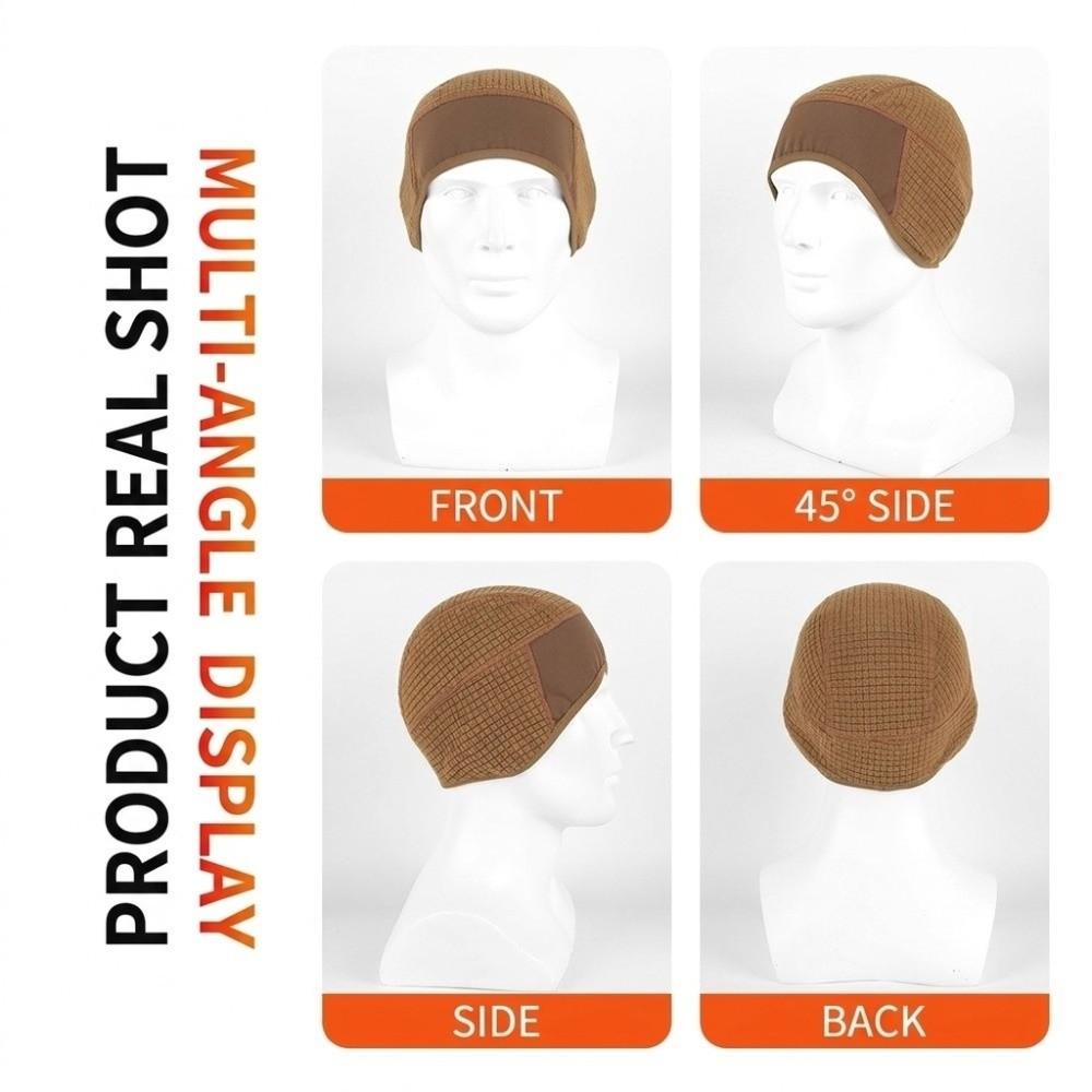Warm Windproof Winter Beanie Breathable Fleece Lined Hat New Helmet Liner Outdoor Winter Sports