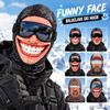3D Gesicht Aufdruck Alter Mann Sturmhaube Gesichtsmaske Vollabdeckung Lustige Skimaske Kostümpartys