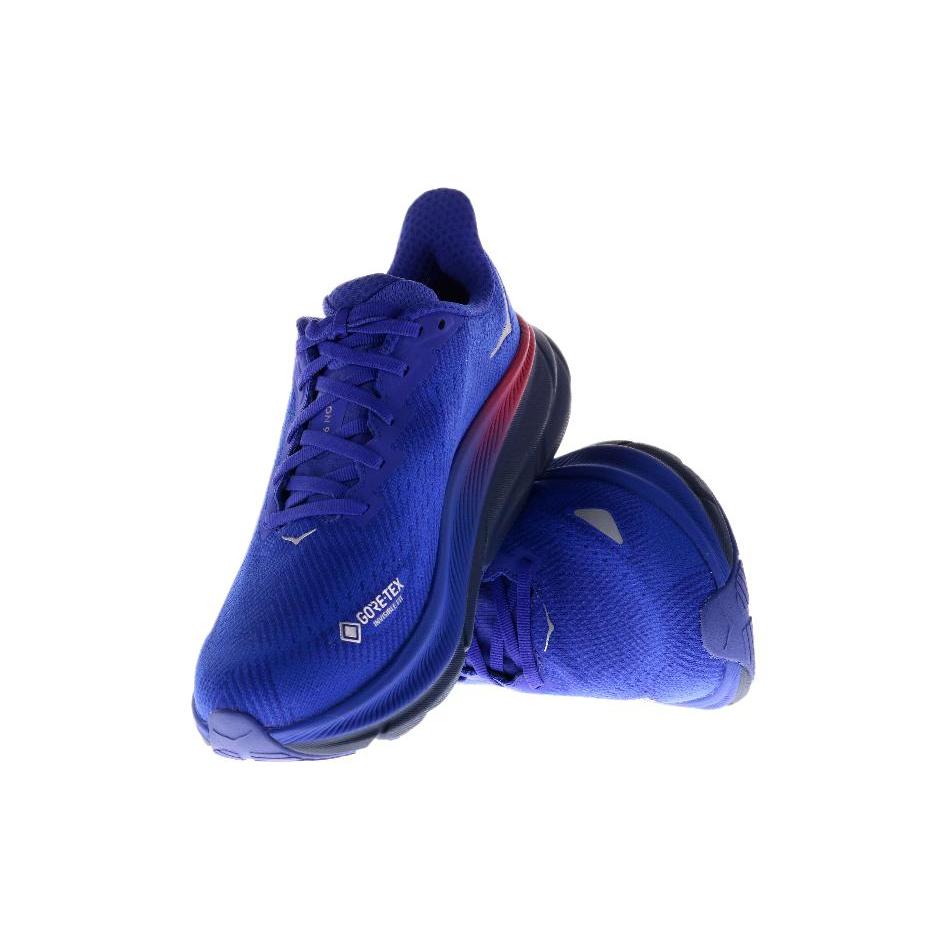 HOKA One One Clifton 9 Gore Tex Blu Abbagliante Cielo Serale Donna 1141490-DBES