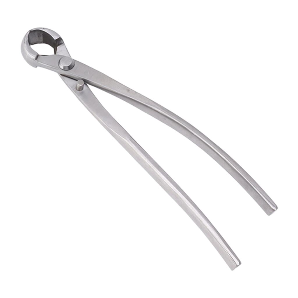 Concave Cutter Chromium Alloy Silver Bonsai Concave Branch Cutter Durable Gardening Concave Pruner for Home Yard Garden