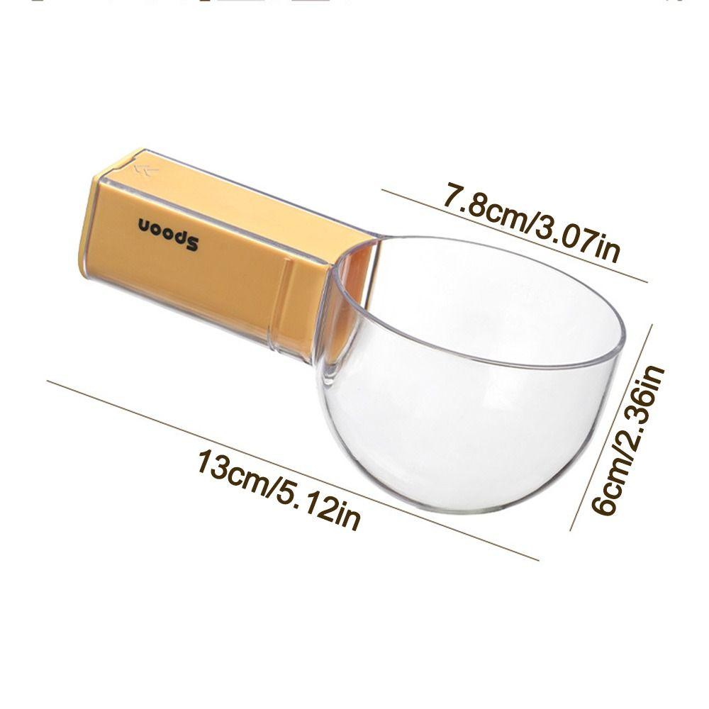 Dopamine Moisture-proof Measuring Spoon with Insect-resistant Box Multipurpose Teaspoon Rice Scoop Kitchen Cooking Tool