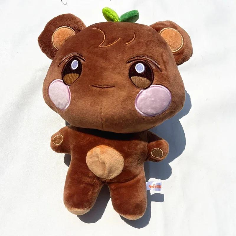 Kpop ATEEZ Seonghwa Hongjoong Plush Figures Cartoon Yunho Yeosang San Mingi Wooyoung Jongho 10/30CM Fans Collections Gifts
