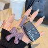 Bowknot  Bow Keychain Rhinestone Rhinestone Bow Keyring Crystal Bowknot Pendant  Kids