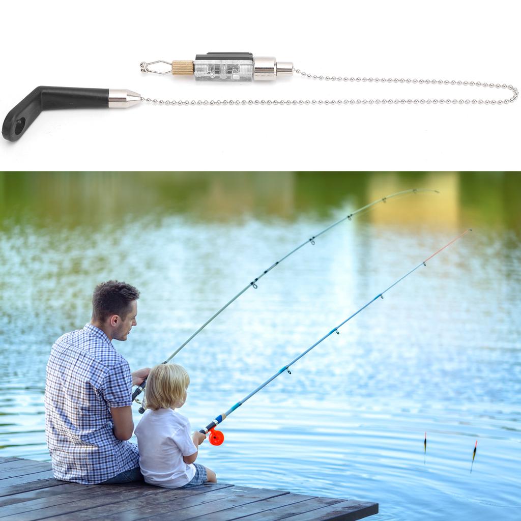 Fishing Bite Alarm Indicator Signal Stainless Steel Wireless Bend Mode Fish Supply