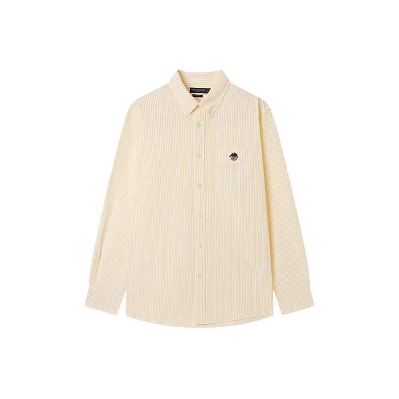 Teenie Weenie Men's Easy Care Striped Oxford Long-Sleeve Shirt