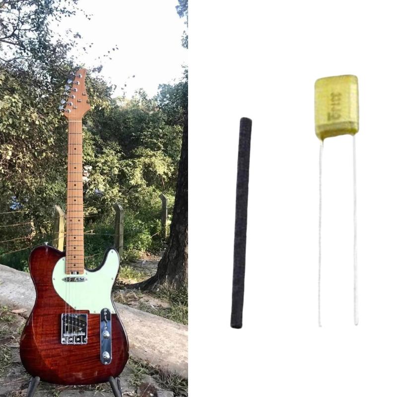 Gitarren Lautstärkepotentiometer Ersatz Hochfrequenzkompensationsfilter Kondensator E-Gitarrenteil Einfache Installation