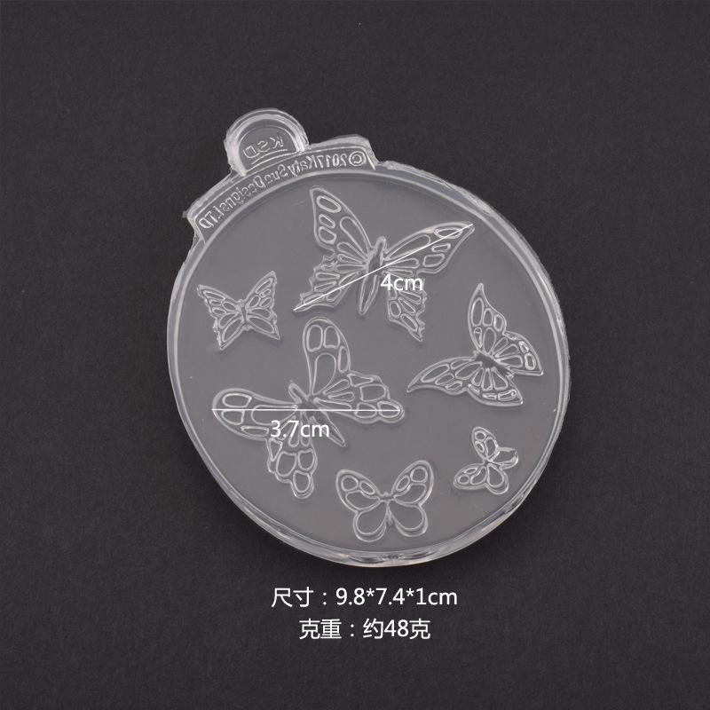 UV Resin Jewelry Liquid Silicone Mold Animal Butterfly Resin Charms Molds For DIY Intersperse Decorate Making Molds