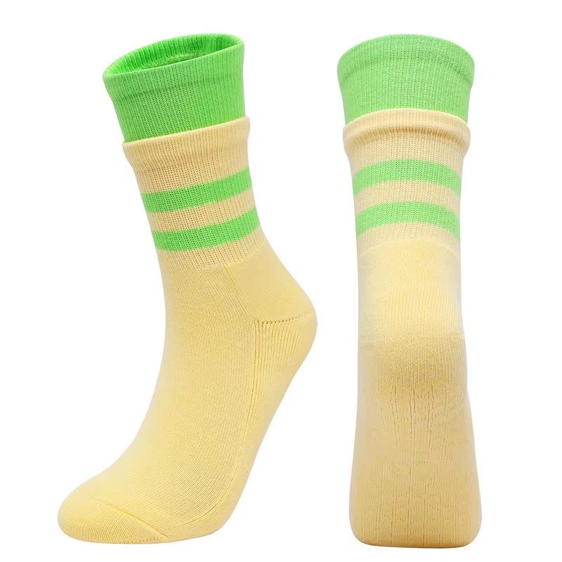 Yoga Socks Professional Non-slip Breathable Mid-tube Pilates Sock Ladies Cotton Gym Fitness Silicone Indoor Floor Socks