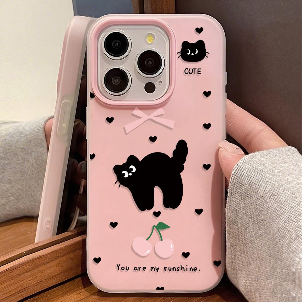 Bemalte Handyhülle für iPhone 15 11 13 14 für 15 16 Pro Max 12 13 16 Pro Niedlich Fasion Lustig Lanyard Handyhülle Neueste Top-Selling-Empfehlungen