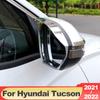 Für Hyundai Tucson NX4 2022 2023 Hybrid N Linie Auto Rückspiegel Augenbraue Regendicht Regen Schutz Borte Abdeckung Zubehör