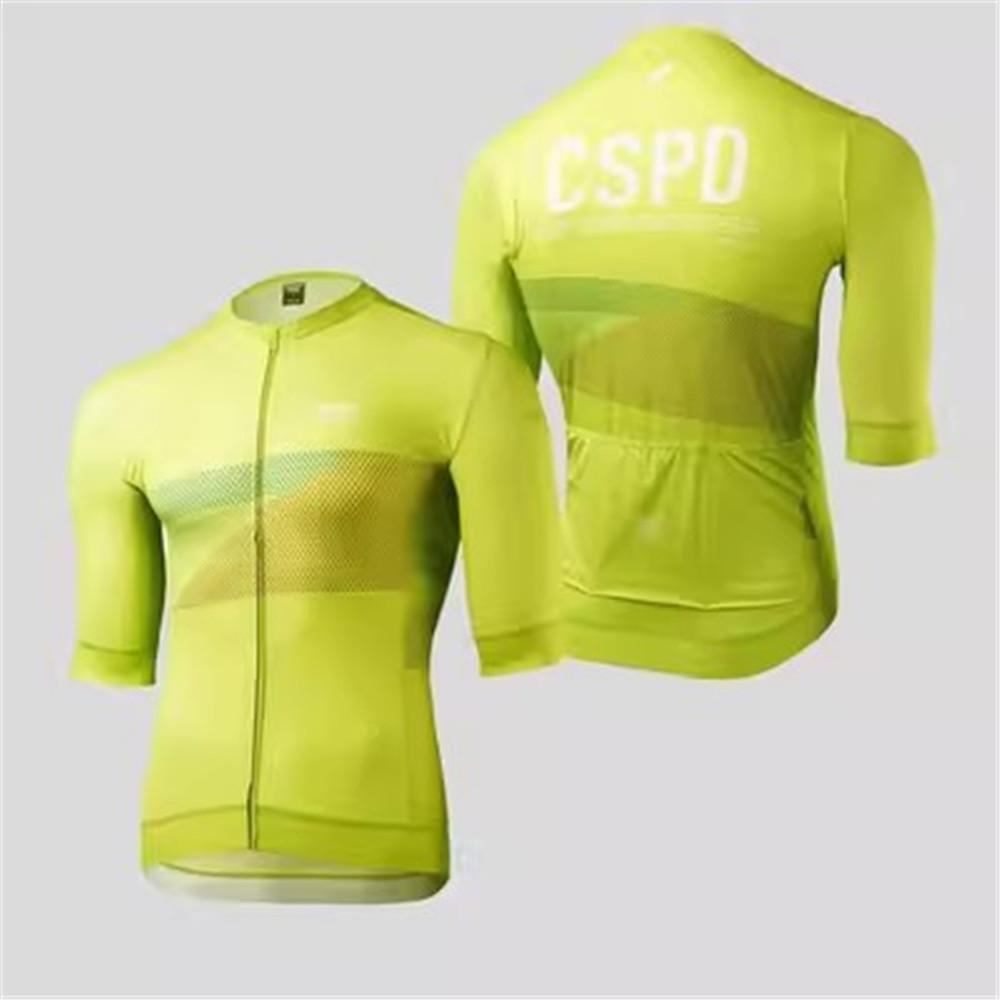 High Quality Summer Men's CSPD Short Sleeve Top Cycling Competitive Edition Mountain Bike Cycling Suit