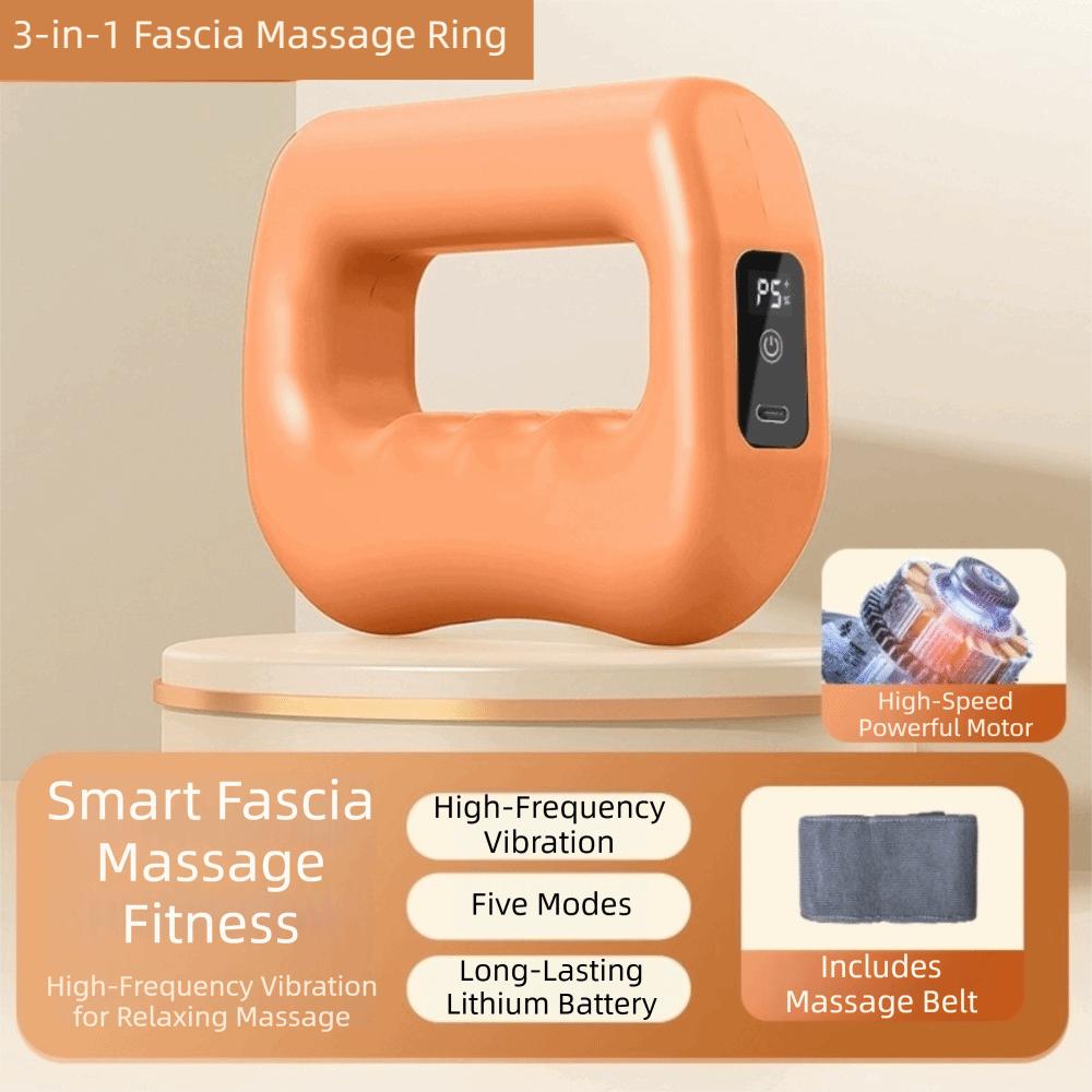 Tragbarer Massage Ring Ergonomischer Handheld Massager Fitnessgerät Faszien Massager Körperformung