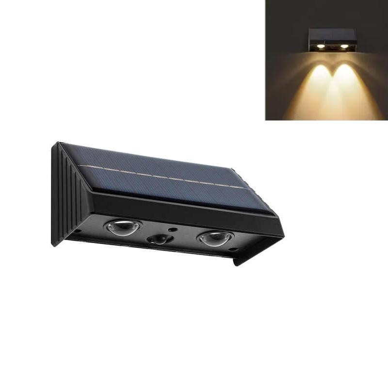 NEW Solar Wall Light Outdoor Illumination IP54 Waterproof LED Lamp Bulb Automatic Lighting At Night for Garden Yard or Balcony
